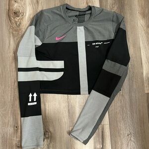 Off White Nike Crop Top
